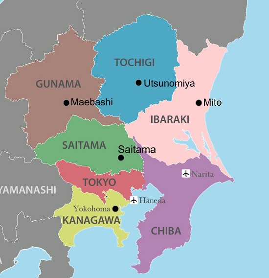 Vị trí địa lí thuận lợi của Chiba tạo điều kiện phát triển ngành vận tải