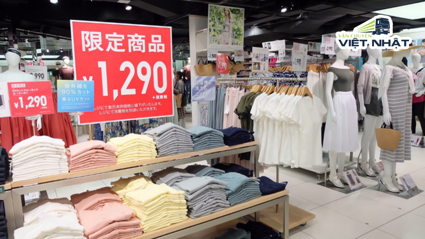 Vận chuyển quần áo, giày dép từ Nhật về Việt Nam nhanh chóng, tiết kiệm