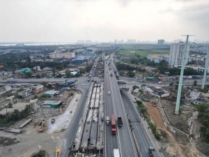 Nút giao 4 tầng ở khu Đông TPHCM thi công 10 năm, hai lần lùi đích